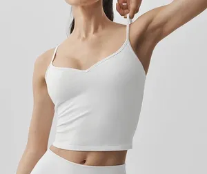 Alo Yoga Airbrush Refined Bra Tank White XS thumbnail 1