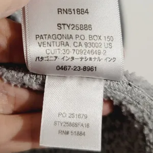 Patagonia Better Sweater 25886 Fleece Vest Embroidered Logo Gray Medium thumbnail 7