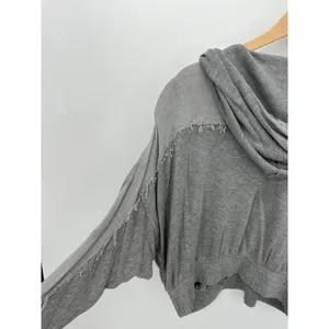 FP Movement Windy Meadow‎ Hoodie Heather Grey Women Small Oversized OB1137897 thumbnail 10