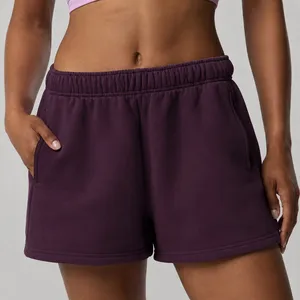OFFLINE by Aerie Plum 3” Cloud Fleece Shorts thumbnail 1