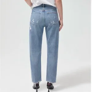 AGOLDE 90s Mid Rise Straight Relaxed‎ Distressed Jeans in Fall Out Size 24 thumbnail 3