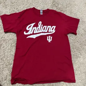 Indiana Hoosiers t-shirt red size medium thumbnail 1