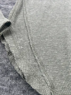 We The Free Free People Thermal Henley Top Olive Green Waffle Knit XS Boho thumbnail 5