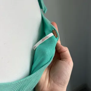 Free People Aqua Blue Tie Up Bow Tank Gathered Top Beachy Boho Size Medium thumbnail 6