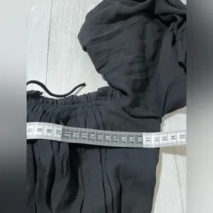 Abercrombie & Fitch Black Off-Shoulder Blouse thumbnail 4