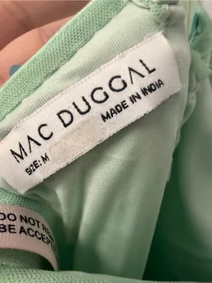 NWT Mac Duggal Mint Green Paillette Sequin Mini Dress – Medium thumbnail 7