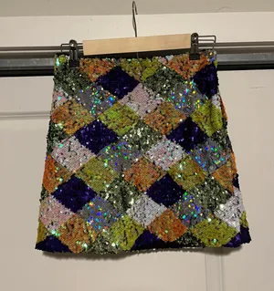 Forever 21 Sequin Multicolor Skirt thumbnail 1