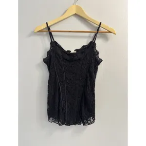 Intimately Free People Black Lace Corset Top Cami Tank Boning Size M Coquette thumbnail 2