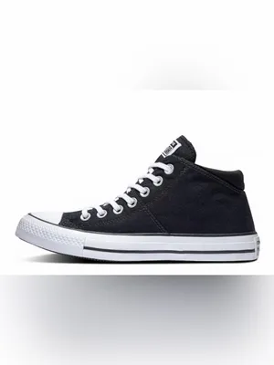 NWOB Converse Black & White High-Top Sneakers Size 7.5 thumbnail 4