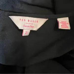 Ted Baker London Black Lace Cowl Neck Tapered Jumpsuit Size 2 thumbnail 10