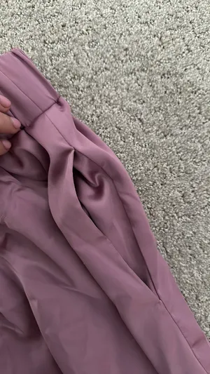 Satin Pants Purple Size M thumbnail 2