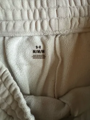 Under Armour Women’s Medium White Cream Flare Joggers thumbnail 3