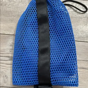 Free People Blue Mesh Sling Bag thumbnail 4