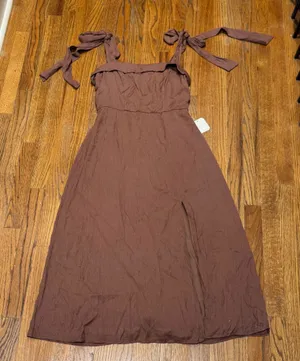 altar’d state brown midi dress thumbnail 1
