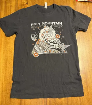 Holy Mountain brewing tshirt Black thumbnail 1