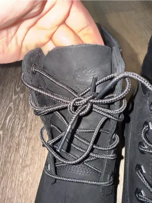Timberland Black Lace-Up Nubuck Ankle Boots thumbnail 2
