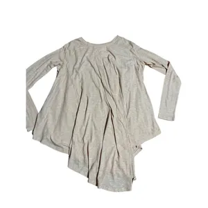 Free People Aria Trapeze Long Sleeve Top‎ XS Misty Mink Pink thumbnail 5