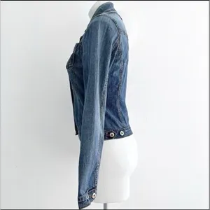 Vinatge Western jean Jacket SMALL BLUE Access AC-3998 spandex Denim thumbnail 11