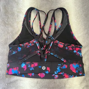 Lululemon Strap It Like Its Hot Bra Dandy Digie Multi / Black size 4 thumbnail 4