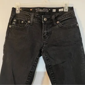 MISS ME Black Skinny Jeans in Size 27 thumbnail 6