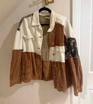 12th Tribe Jacket Corduroy, Camo & White thumbnail 1