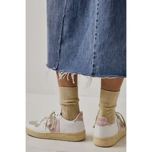 VEJA V-10 CWL Vegan Leather Sneaker in White/Petale Pink Size EU 37/US 6 thumbnail 2