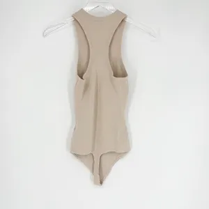 Abercrombie & Fitch Knit Bodysuit‎ Women's Size S Quiet Luxury thumbnail 2