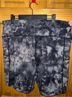 Constantly Varied Gear Black & Gray Tie-Dye Active Shorts thumbnail 4