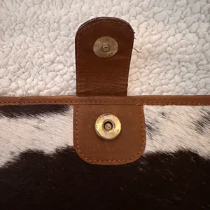 Handmade Women’s Extra large Leather & Cowhide Wallet Brown thumbnail 10