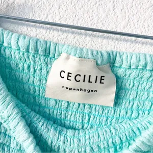 Cecilie Copenhagen Nola Tie Dye Smocked Tiered Cotton Summer Festival Mini Skirt thumbnail 3