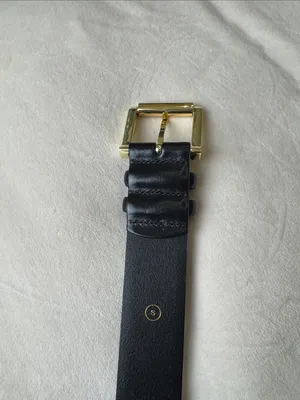 NWT J.Crew Women's Wide belt in studded Italian leather Sz S black thumbnail 4