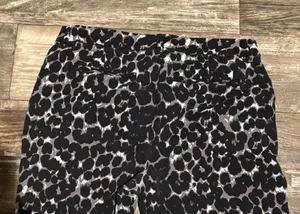 Old Navy Leopard Print Dress Pants 10 TALL thumbnail 2