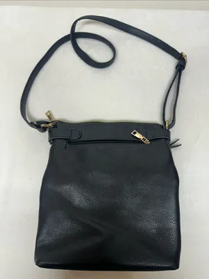 Classic Black Crossbody Shoulder Bag thumbnail 2