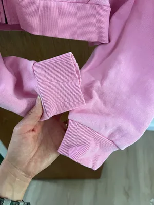 ELWOOD cotton candy pink zip up hoodie thumbnail 7