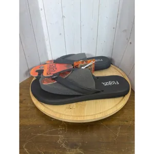 flojos‎ sandals campbell sparkle strap womens 9 NWT Black thumbnail 5