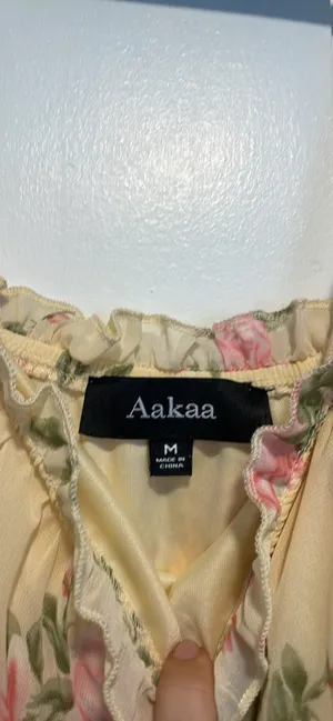 Aakaa Yellow Dress thumbnail 2