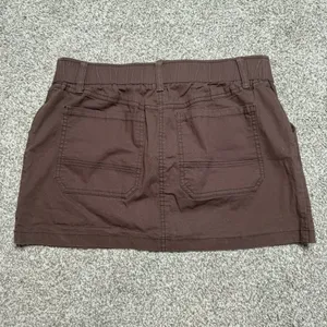 Brown mini skirt thumbnail 3