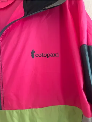 cotopaxi Neon Colorblock Pullover Windbreaker Jacket - Hot Pink, Teal, Limep thumbnail 3