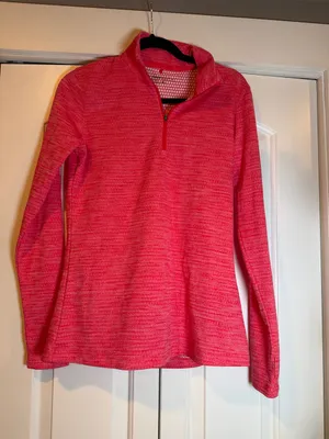 Nike Golf Dri-FIT "Lucky Azalea"‎ Women's Half-Zip Golf Pullover. Medium thumbnail 1