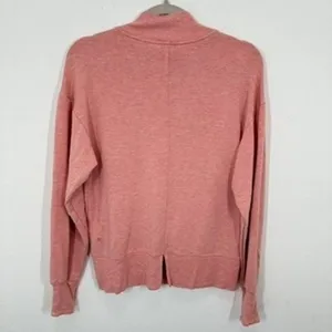 Athleta Pink Mockneck Sweater Cozy Soft Modal Thumbholes‎ Athleisure Loungewear thumbnail 6