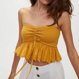Wilfred La Bohème Dareau Camisole in Mustard Yellow - Size XS thumbnail 1