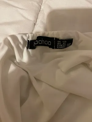 Boohoo Double Layer White Bodysuit thumbnail 3