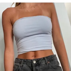 Vintage Brandy Melville Baby Blue Tube Top thumbnail 1
