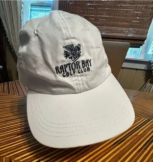 Raptor Bay Golf Club White Baseball Cap thumbnail 1