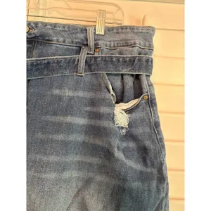 KanCan Denim Belted Mini Skirt Size‎ 24 thumbnail 4