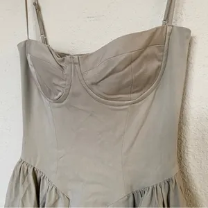 HOUSE OF CB XS D-DD 'Samaria' Taupe Corset Sun Dress‎ NWOT Size XS thumbnail 10