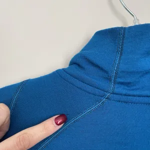 Smartwool Size S Blue Womens 1/2 Half Zip Pullover Merino Wool *small hole thumbnail 6