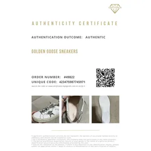 Golden Goose Size 41 Superstar Hi-Star Sneakers White Leather Zebra LTD 189/255 thumbnail 2