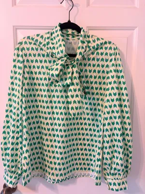 Great work blouse Green Size M thumbnail 1