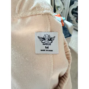 Boys Lie Terry Cloth Sweatpants Womens Peach Medium Meet Cupid Joggers‎ thumbnail 2